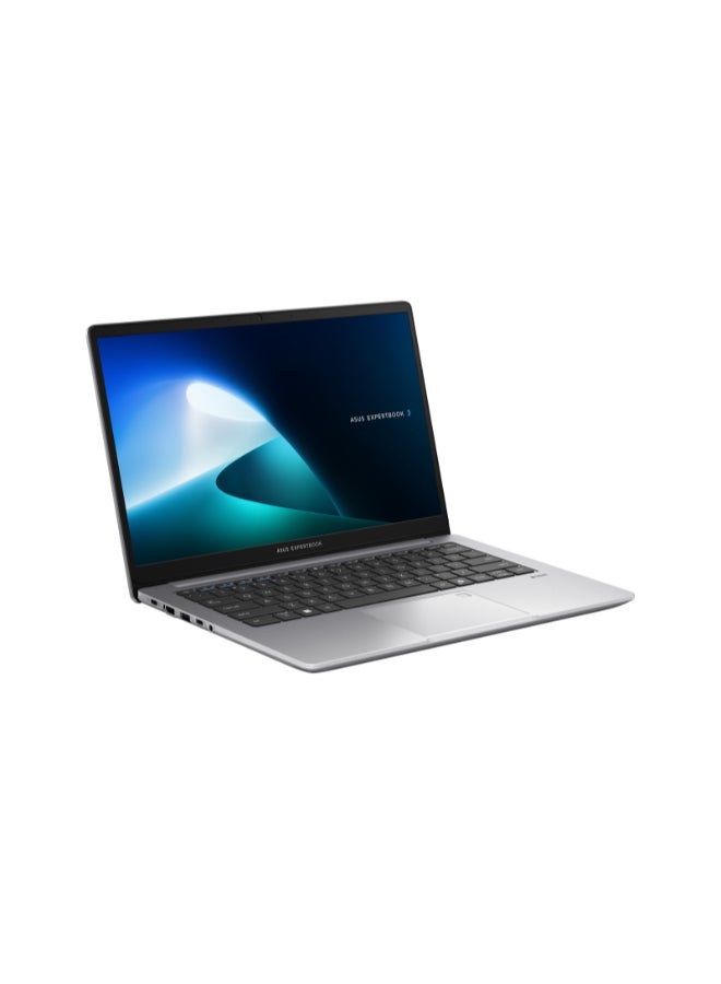 أسوس ExpertBook Laptop With 14 Inch Full HD(1920X1080) Display 60Hz,Core i7-13620H Processor/16GB RAM DDR5/512GB SSD/Intel UHD Graphics/DOS(Without Windows) English/Arabic Misty Grey  - Image 2