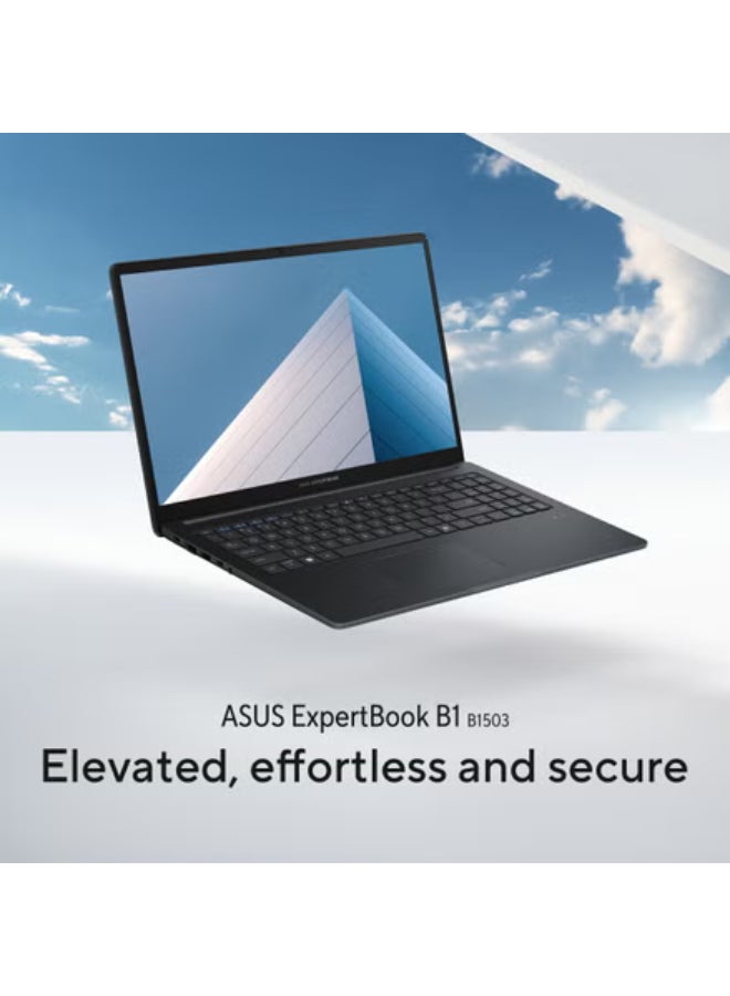 ExpertBook laptop With 14 Inch Full HD(1920X1080) Display, Core i7-1355U Processor/16GB RAM DDR5/512GB SSD/Intel UHD Graphics/DOS(Without Windows) English/Arabic Gentle Grey
