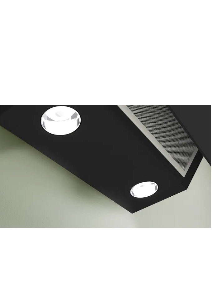 بوش Bosch Inclined Hood 60 cm Serie 2 Touch Control Extraction Rate 400 m³/h LED Lighting 3 Number of speed Black Glass DWK64PJ60T 123 W DWK64PJ60T Black  - Image 2
