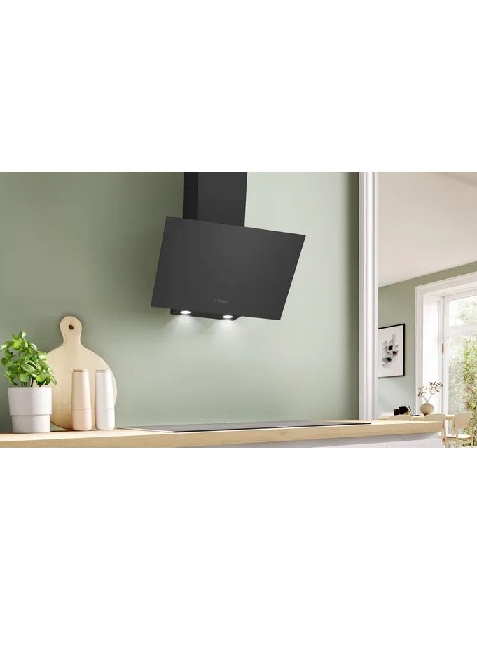بوش Bosch Inclined Hood 60 cm Serie 2 Touch Control Extraction Rate 400 m³/h LED Lighting 3 Number of speed Black Glass DWK64PJ60T 123 W DWK64PJ60T Black  - Image 3