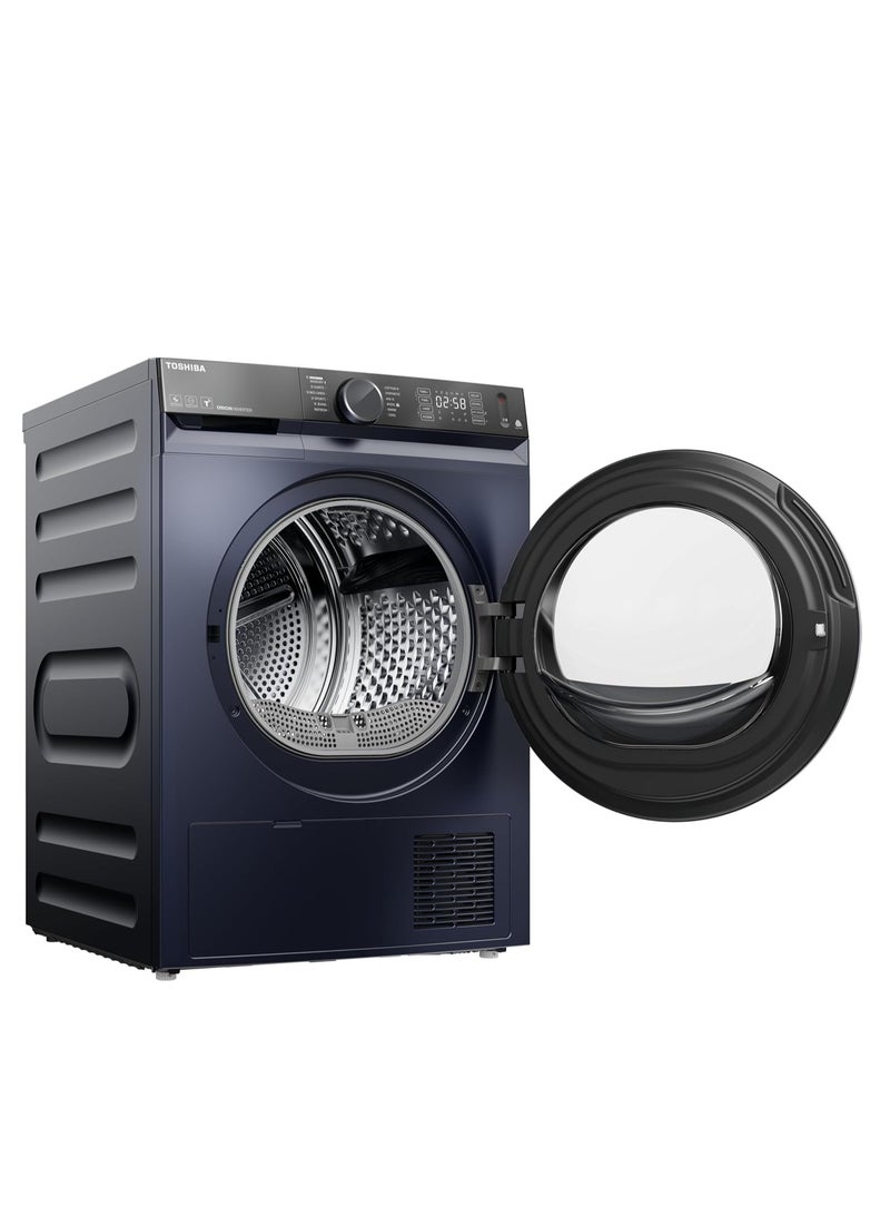 توشيبا Dryer Heat Pump 10.2 kg BLDC Inverter Motor, UV Sterilization Anti-Crease Smart Wi-Fi Dark Gray Model TD-BK112GHEG(MK) 10.2 kg TD-BK112GHEG(MK) Morandi Grey  - Image 2