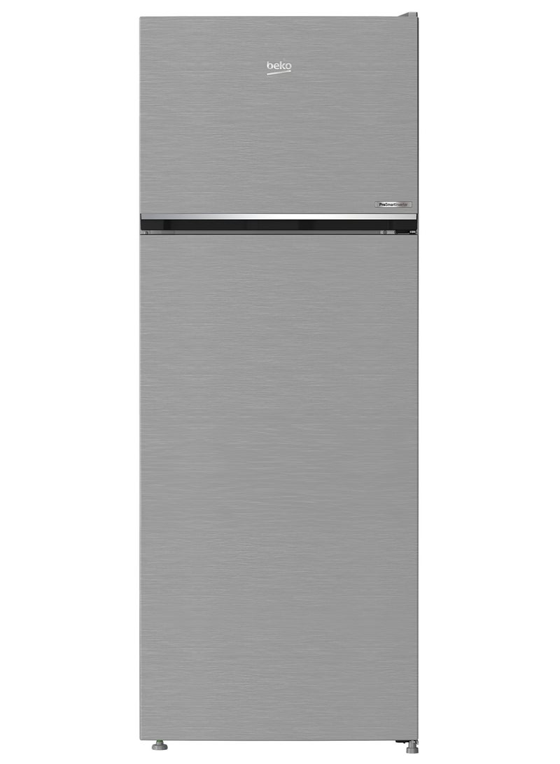 Beko - Beko No Frost Refrigerators - 406 Liters Net - Top Freezer - Dual Cooling - Pro Smart Inverter Compressor - 70 cm Width - Harvest Fresh Technology RDNE455M20XBIDEG Brushed Silver - Image 1