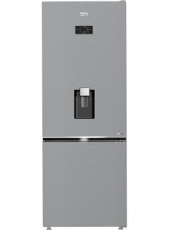 Beko No Frost Refrigerator - Combi (Bottom Freezer) - 490 Liters Net Capacity - Pro Smart Inveter Compressor - Harvest Fresh Technology B5RCNE565HXPE Titanium Inox