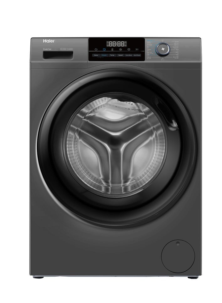 هاير HAIER WASHING MACHINE 9KG 1400 RPM BLDC INVERTER MOTOR SILVER HW90-BP14929AS6 HW90-BP14929AS6 silver  - Image 1