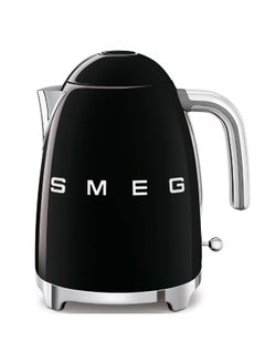 smeg 50's Retro Style Aesthetic Electric Kettle 1.7 L 2500 W KLF03BLUK/AU black/silver  - Image 1