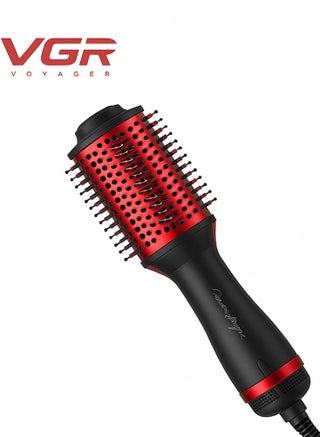 3 in 1 Hot Hair Styling Brush V-415, Drying, Straightening and Curling Hair, Wide Head with Smartly Distributed Teeth for Smooth Combing, Balanced Heat Distribution, Suitable for All Hair Types, Whether Fine, Thick or Wavy, Suitable for Home Use RED - pnsku/N70176262V/45/_/1747137097/334524dc-6a3f-45dd-9eab-185890fb1d8d