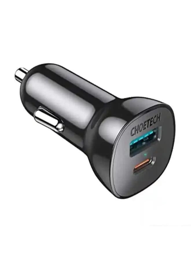 تشوتيك شاحن سيارة TC0005 من تشويتيك مزدوج QC 3.0 + PD20W 38W - Image 1