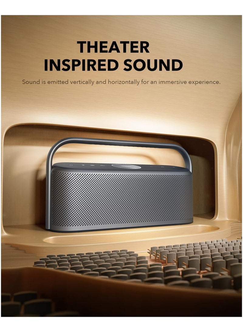 Soundcore - Motion x600 Bluetooth Speaker, Speaker Boxes Bluetooth with Hi-Res Spatial Audio 50 W Spatial Sound IPX7 Water Protection 12 Hours Playback Pro EQ Carry Handle AUX-IN green - Image 1