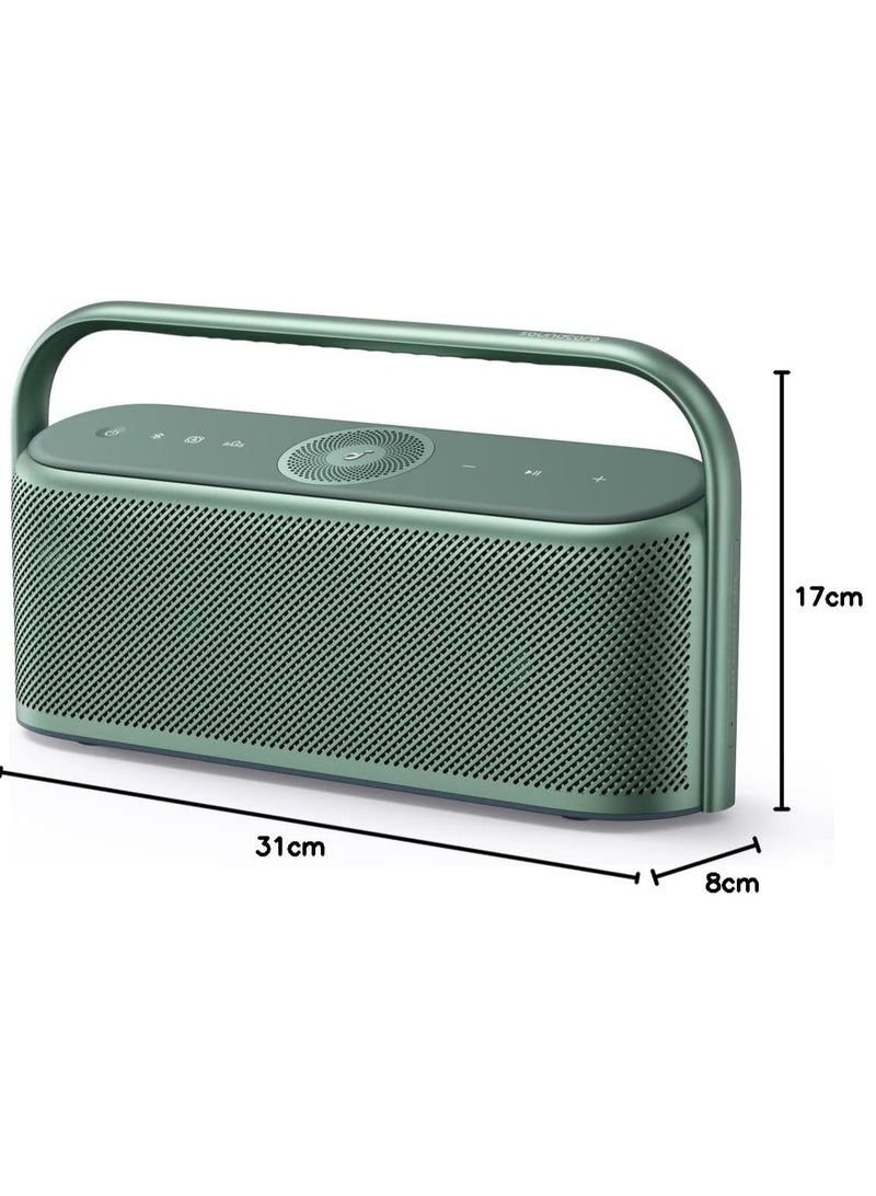 Soundcore - Motion x600 Bluetooth Speaker, Speaker Boxes Bluetooth with Hi-Res Spatial Audio 50 W Spatial Sound IPX7 Water Protection 12 Hours Playback Pro EQ Carry Handle AUX-IN green - Image 1
