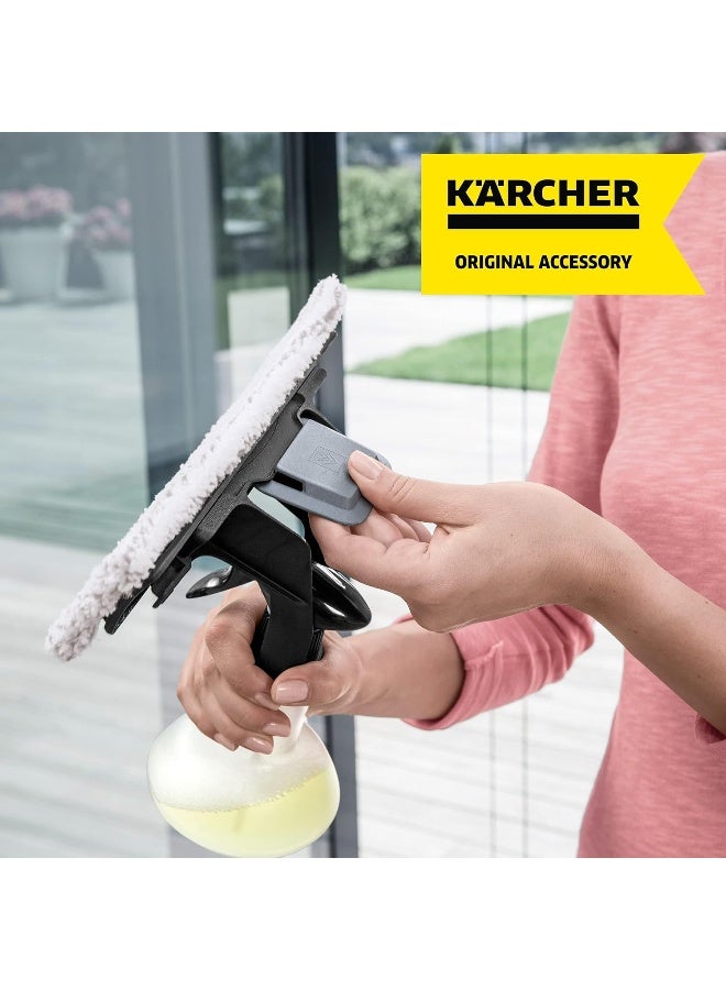 KARCHER Microfiber Pads for WindowVac Trigger Outdoor, Grey Grey  - Image 4
