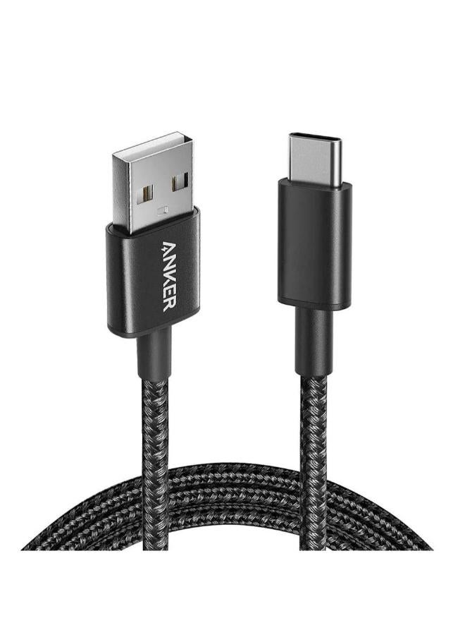 Anker - Anker Nylon Cable USB-A to USB-C - 6ft , 60 W , fast Charging black - Image 1