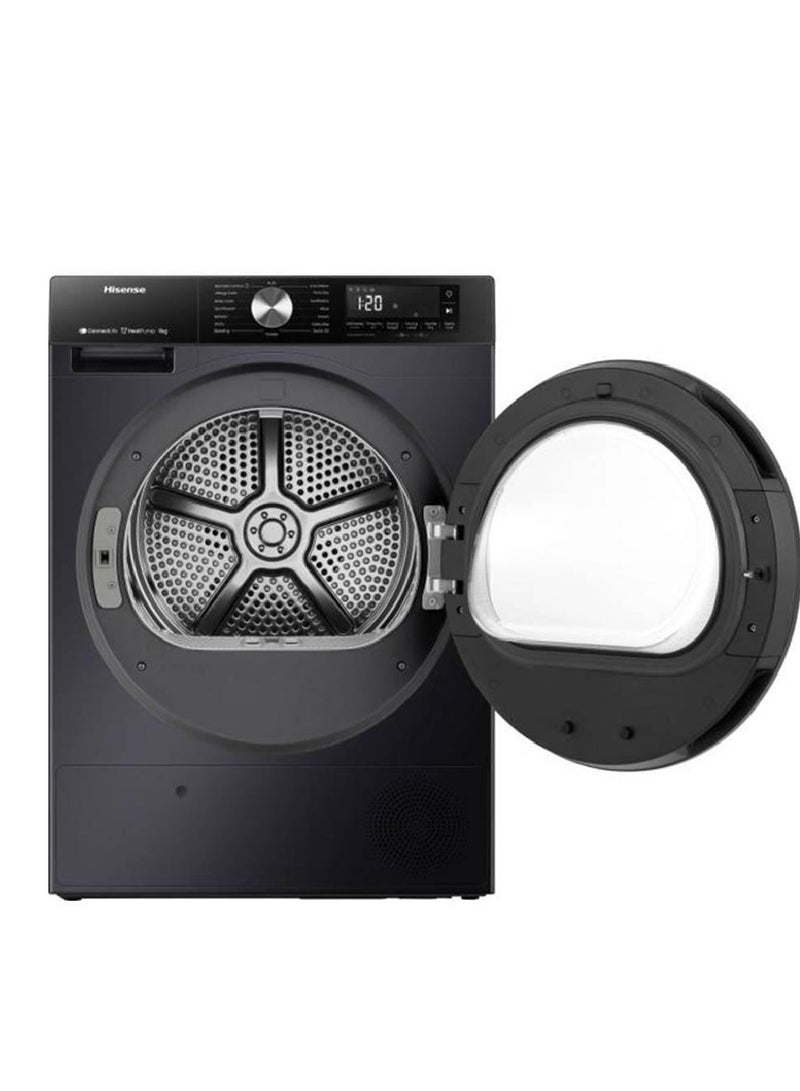 هايسنس Hisense Front Load Dryer 9 kg DH3S902BT DH3S902BT Titanium Black  - Image 2