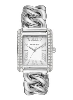 Michael Kors Women's Emery Analog White Dial Silver Tone Women's Watch - MK7348  - Image 1