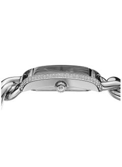 Michael Kors Women's Emery Analog White Dial Silver Tone Women's Watch - MK7348  - Image 3