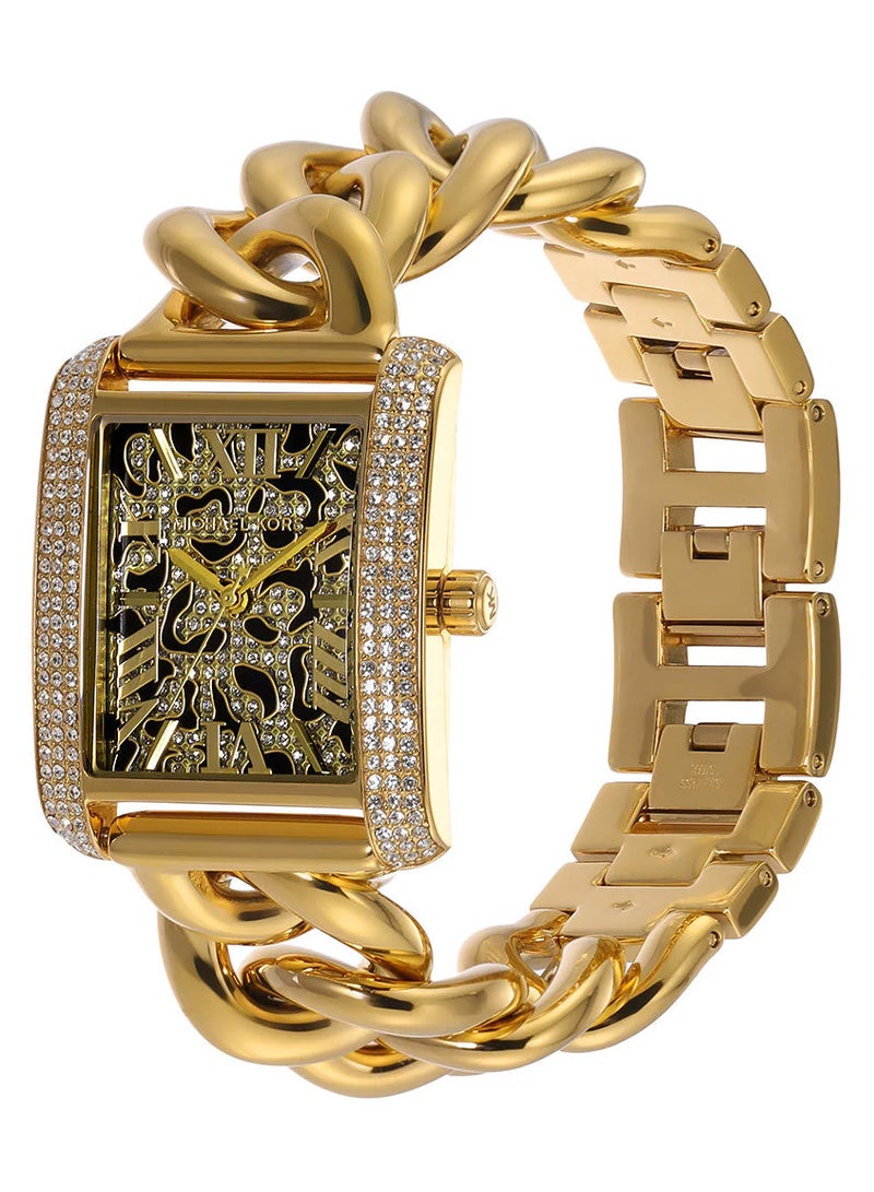 مايكل كورس Women's Emery Analog Multicolour Dial Gold Tone Women's Watch - MK7437 - Image 3