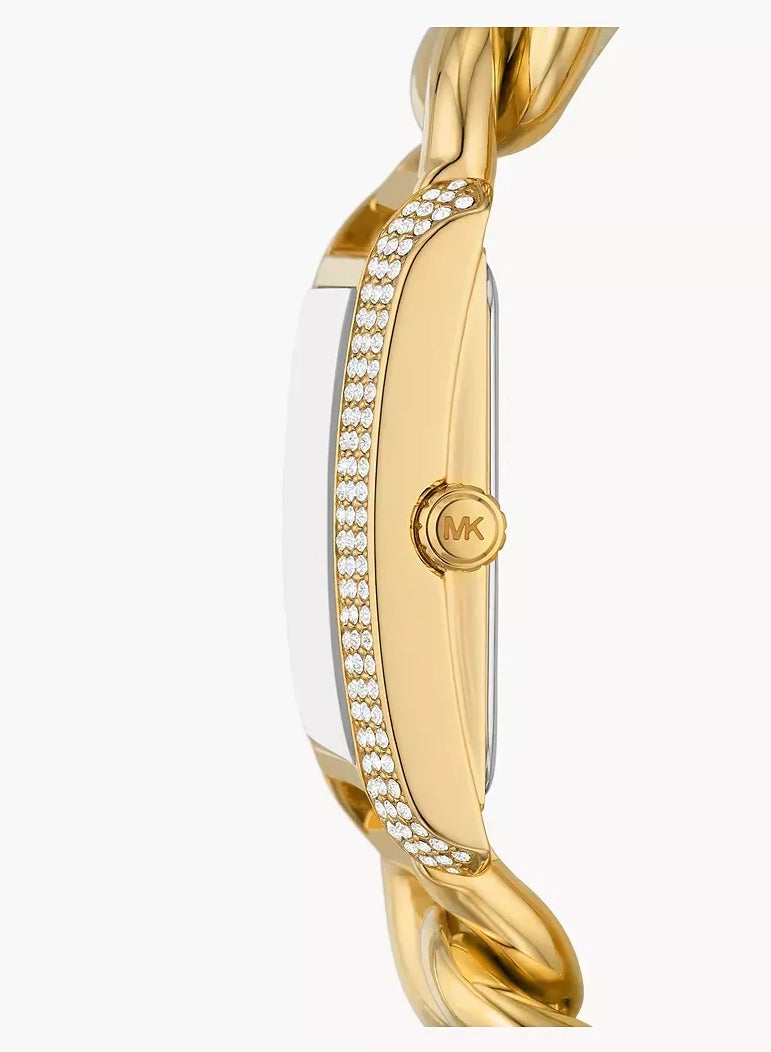 مايكل كورس Women's Emery Analog Multicolour Dial Gold Tone Women's Watch - MK7437 - Image 2