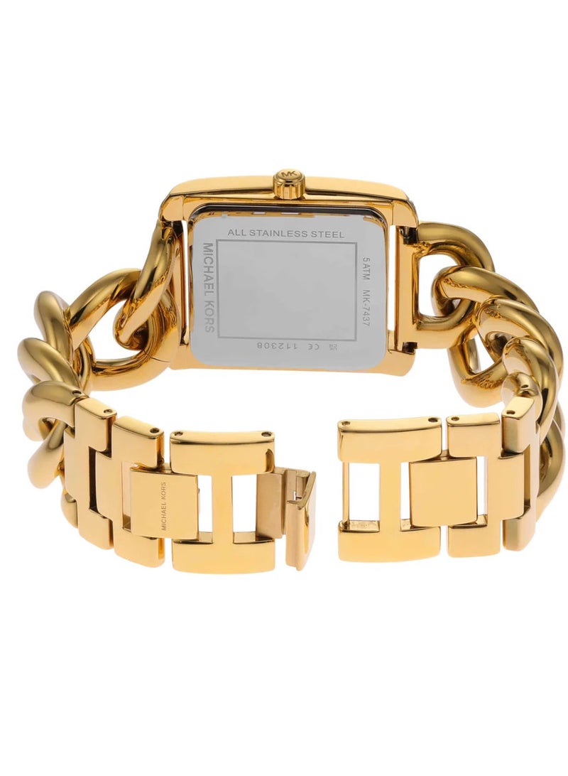 مايكل كورس Women's Emery Analog Multicolour Dial Gold Tone Women's Watch - MK7437 - Image 5