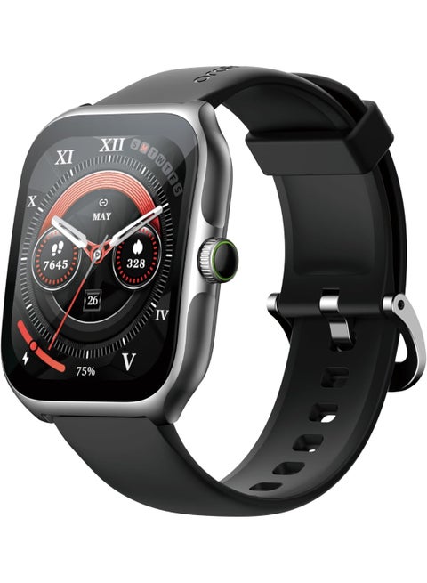 340 mAh Watch Nova AM 2.01" AMOLED Screen Curved Cover Smart Watch Light Chrome