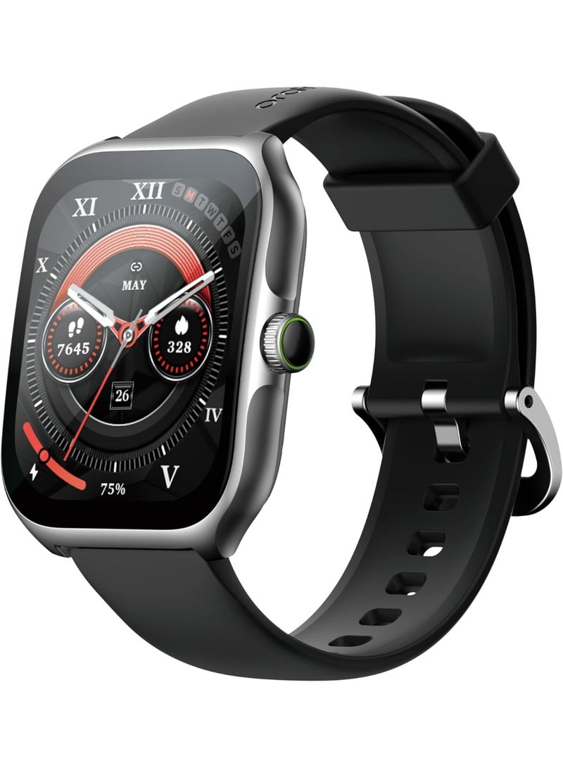 أورايمو - 340 mAh Watch Nova AM 2.01" AMOLED Screen Curved Cover Smart Watch Light Chrome - Image 1