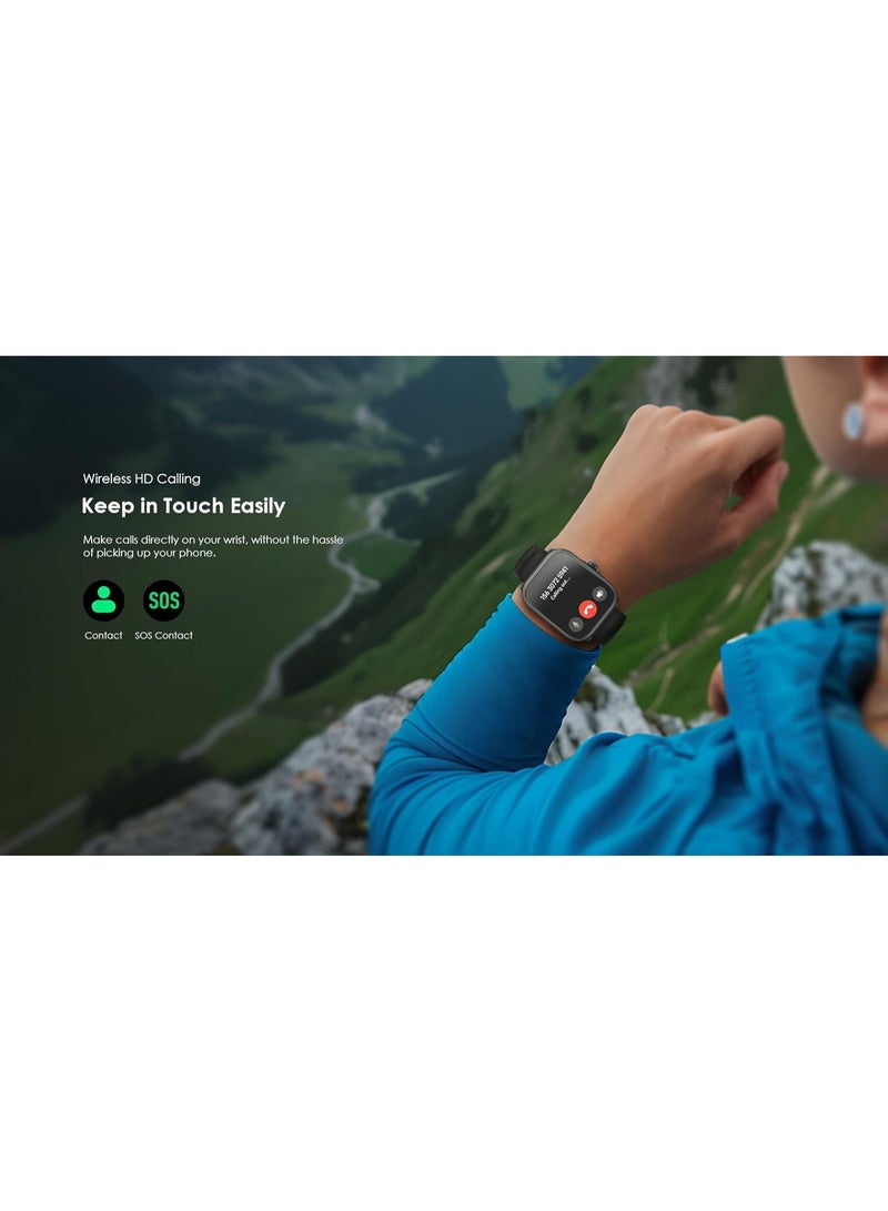 أورايمو - 340 mAh Watch Nova AM 2.01" AMOLED Screen Curved Cover Smart Watch Light Chrome - Image 1