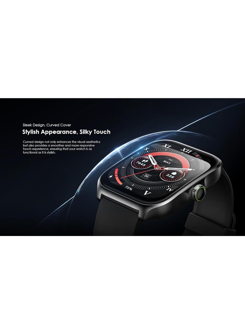 أورايمو - 340 mAh Watch Nova AM 2.01" AMOLED Screen Curved Cover Smart Watch Light Chrome - Image 1
