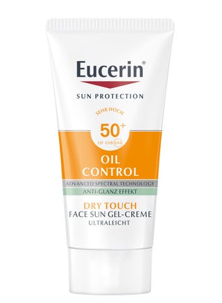Free Eucerin mini face sun gel creme
