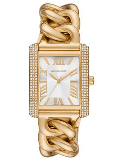 Michael Kors Women's Emery Analog White Dial Gold Tone Women's Watch - MK7300  - Image 1