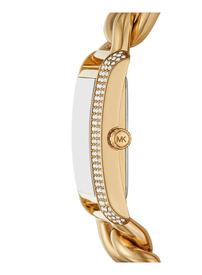 Michael Kors Women's Emery Analog White Dial Gold Tone Women's Watch - MK7300  - Image 2