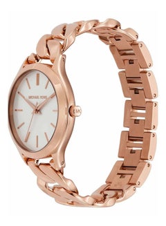 Michael Kors Women's Women's Runway Three-Hand, Rose Gold-Tone Stainless Steel Watch - MK7473  - Image 3