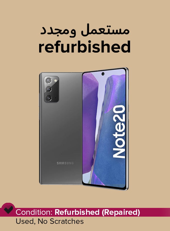 سامسونج معاد تجديده - جالكسي نوت 20 5G 128GB 8GB RAM رمادي غامض - النسخة الدولية - Image 1