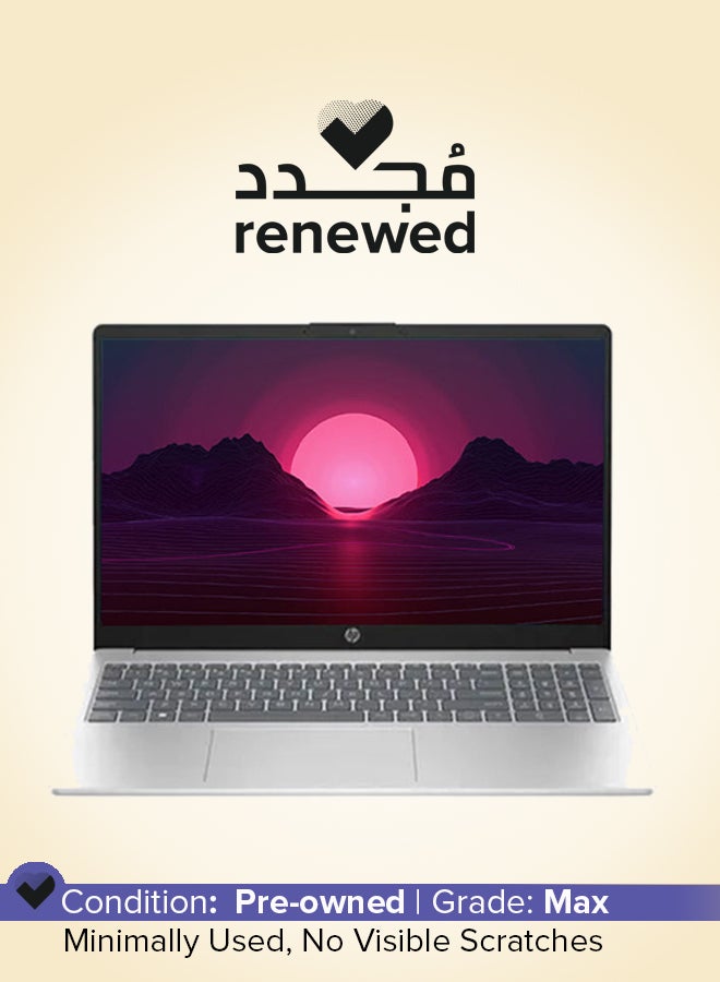HP Renewed - 250 G10 Laptop With 15.6-Inch UHD Display, Core i3-1315U Processor/10-Core/13th Gen/8GB RAM/512GB SSD/Intel UHD 600 Graphics/DOS(Without Windows) English/Arabic Silver  - Image 1
