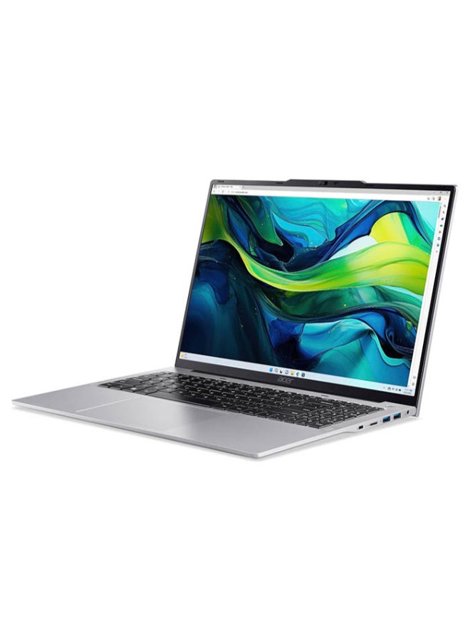 أيسر Renewed - Aspire Lite  Laptop With 16-Inch UHD Display, Core i5-1334U Processor/10-Core/13th Gen/8GB RAM/512GB SSD/Intel UHD 600 Graphics/DOS(Without Windows) English/Arabic Light Silver  - Image 3