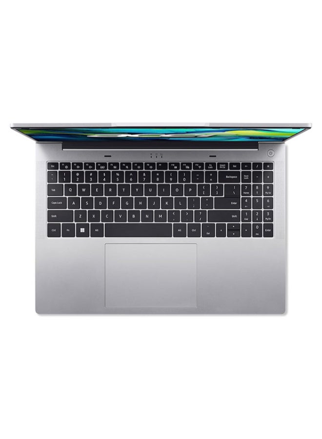 أيسر Renewed - Aspire Lite  Laptop With 16-Inch UHD Display, Core i5-1334U Processor/10-Core/13th Gen/8GB RAM/512GB SSD/Intel UHD 600 Graphics/DOS(Without Windows) English/Arabic Light Silver  - Image 5