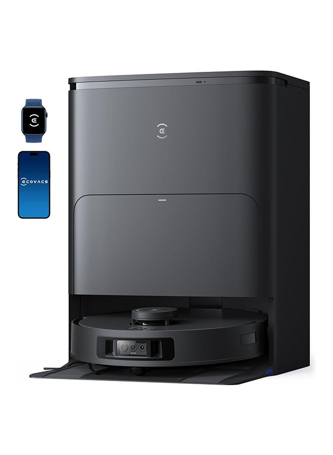 ecovacs Deebot T30S Pro Robot Vacuum And Mop 11000Pa Truedge Adaptive Edge Mopping Zerotangle Technology Ai Instant Re-Mop Hot Water Mop Washing Self-Emptying & Refilling Ai Obstacle Avoidance 300 ml 1650 W DSX39 Black - Image 1