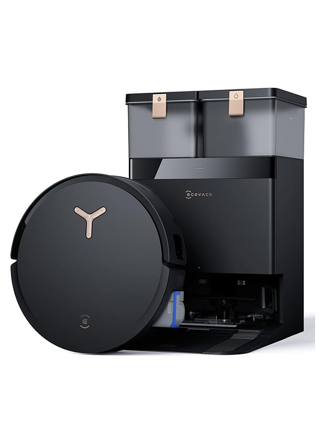 ecovacs Deebot X8 Pro Omni Robot Vacuum And Mop 18000Pa Ozmo Roller Instant Self-Washing Mopping 167℉ Hot Water Mop Washing Auto Cleaning Solution Adding Hot Air-Drying Self-Emptying 1650 W DEX56 Black - Image 1