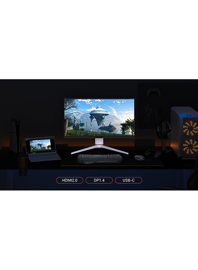 BenQ 27” 2K 180Hz BenQ MOBIUZ Gaming Monitor White  - Image 3