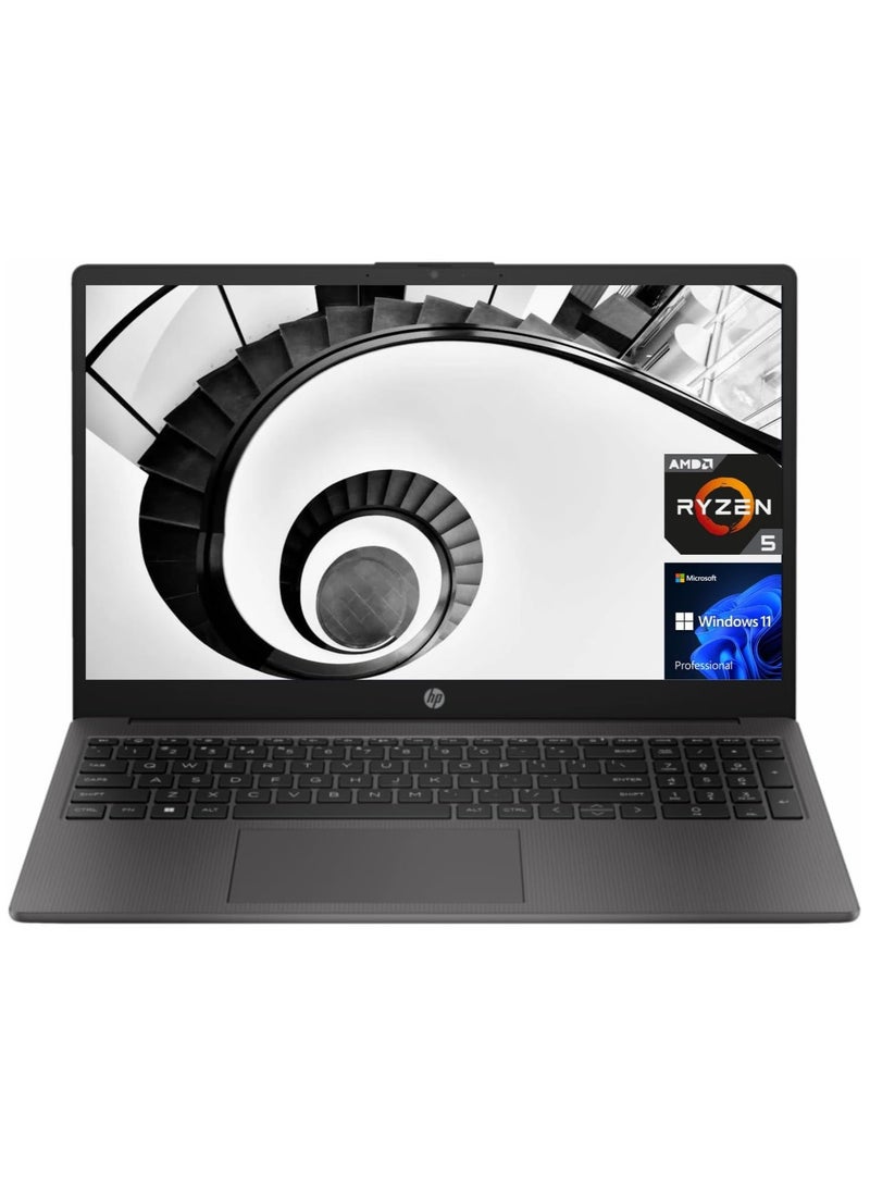 HP 255 G10 Business Laptop, 15.6" FHD Display, AMD Ryzen 5 7530U, 16GB RAM, 512GB PCIe SSD, Windows 11 Pro English Dark Ash Silver - Image 1