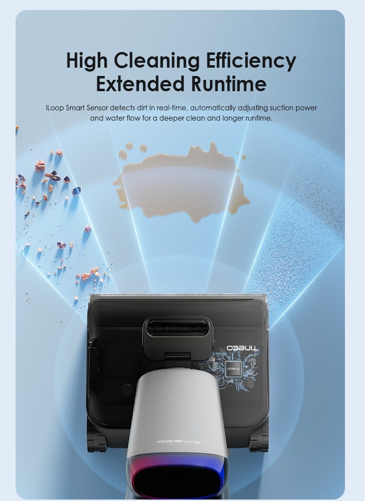 Tineco With the FLOOR ONE S9 Artist, say goodbye to endless cleaning chores! Engineered to simplify daily life, it features cutting-edge technology for efficient and hassle-free cleaning 230 W FW2C0200ID Silver  - Image 4