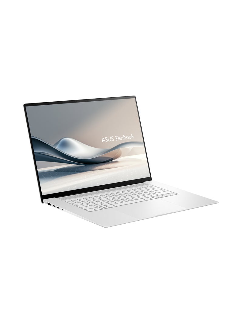 LAPTOP ASUS UM5606WA-RJ263W 90NB13M4-M00EH0 CPU AI 9 HX 370 RAM LPDDR5X 32GB HDD2TB M.2 NVMe PCIe 4.0 SSD AMD Radeon 890M Graphics 16 3K (2880 x 1800) OLED  Win English/Arabic Scandinavian White