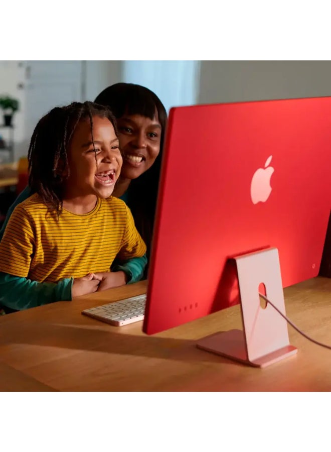 Apple - iMac AIO With 24-Inch Retina Display,M3 chip 8 Core CPU And 10 Core GPU Processor/8GB RAM/512GB SSD/Includes Apple Magic English Keyboard and Mouse English silver - Image 1