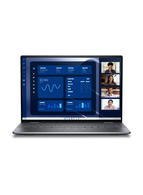 Latitude 9000 9450 Laptop With 14-Inch Full HD Display, Core Ultra 7 165U Processor/16GB RAM/256GB SSD/Intel Arc Graphics/Windows 11 Pro English Black