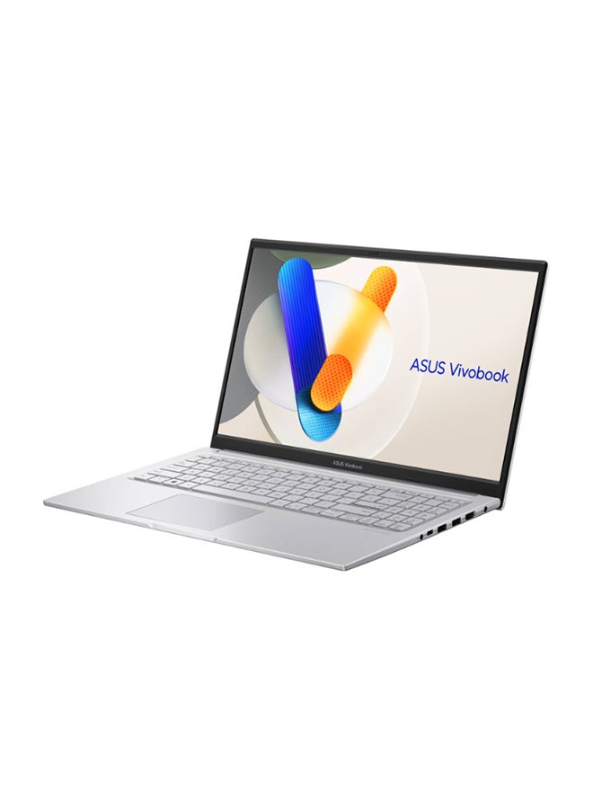 ASUS - Vivobook 15 Laptop With 15.6-Inch Full HD Display, Intel Core i3-1315U Processor/8GB RAM/512GB SSD/Intel Iris XE Graphics/DOS(Without Windows) English Cool Silver - Image 1