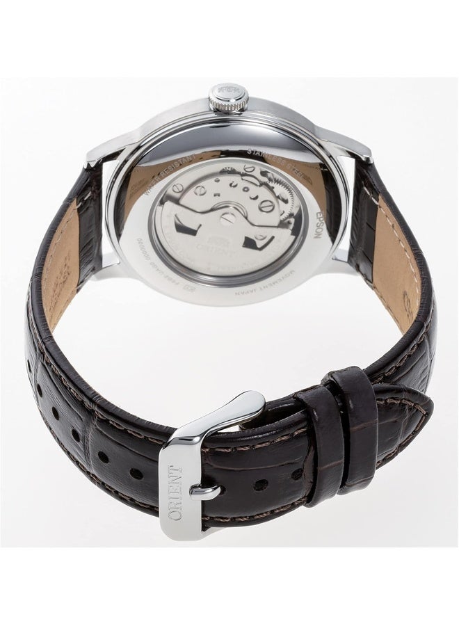 ORIENT Men's Orient RA-AK0702Y10B Bambino Roman Numeral V2 Watch for Men, 41 mm Case Size, Brown - Image 3