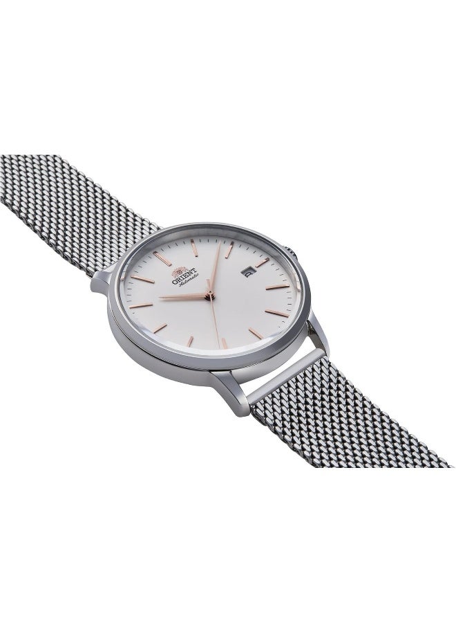 أورينت ساعة أوينت RA-AC0E07S10B الأنيقة ماسترو المعاصرة الأوتوماتيكية للرجال، حجم علبة 40 مم، فضي/أبيض - Image 4