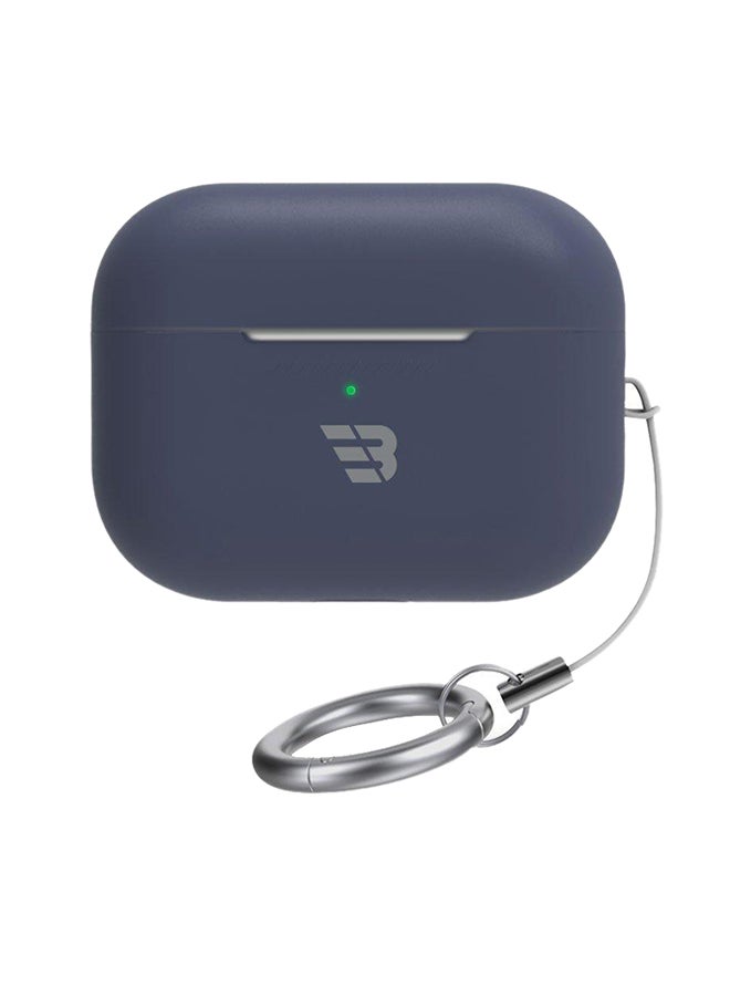 Baykron Airpods Pro 2nd Gen Silicone case Midnight Blue - Image 1