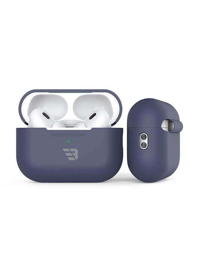 Baykron Airpods Pro 2nd Gen Silicone case Midnight Blue - Image 2