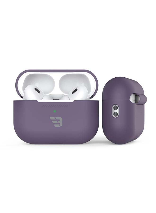 Baykron Airpods Pro 2nd Gen Silicone Case Deep Purple Deep Purple  - Image 2