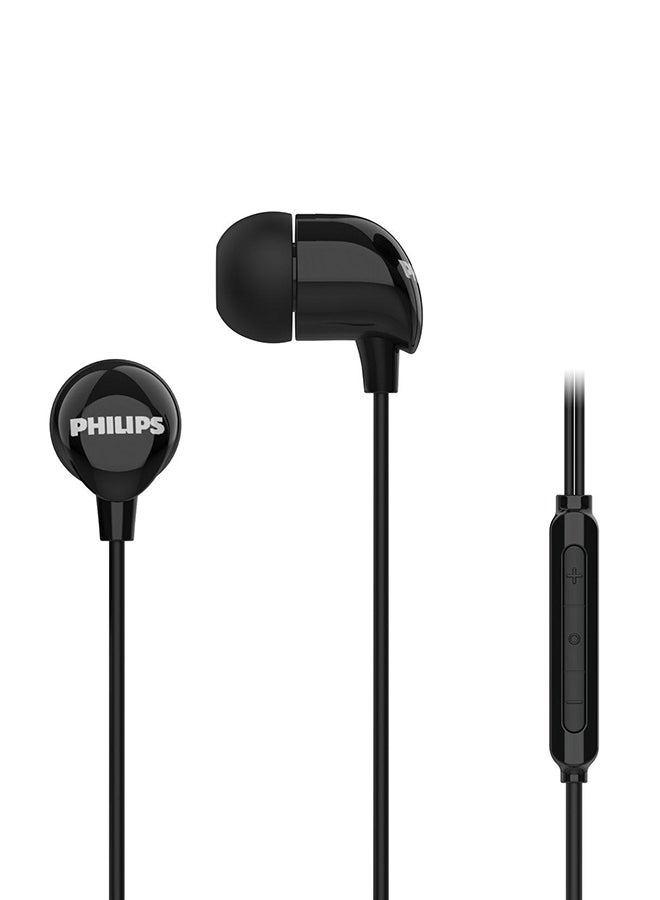 Philips In Ear wired headphones TypeC Plug 10MM Drivers Black black  - Image 1