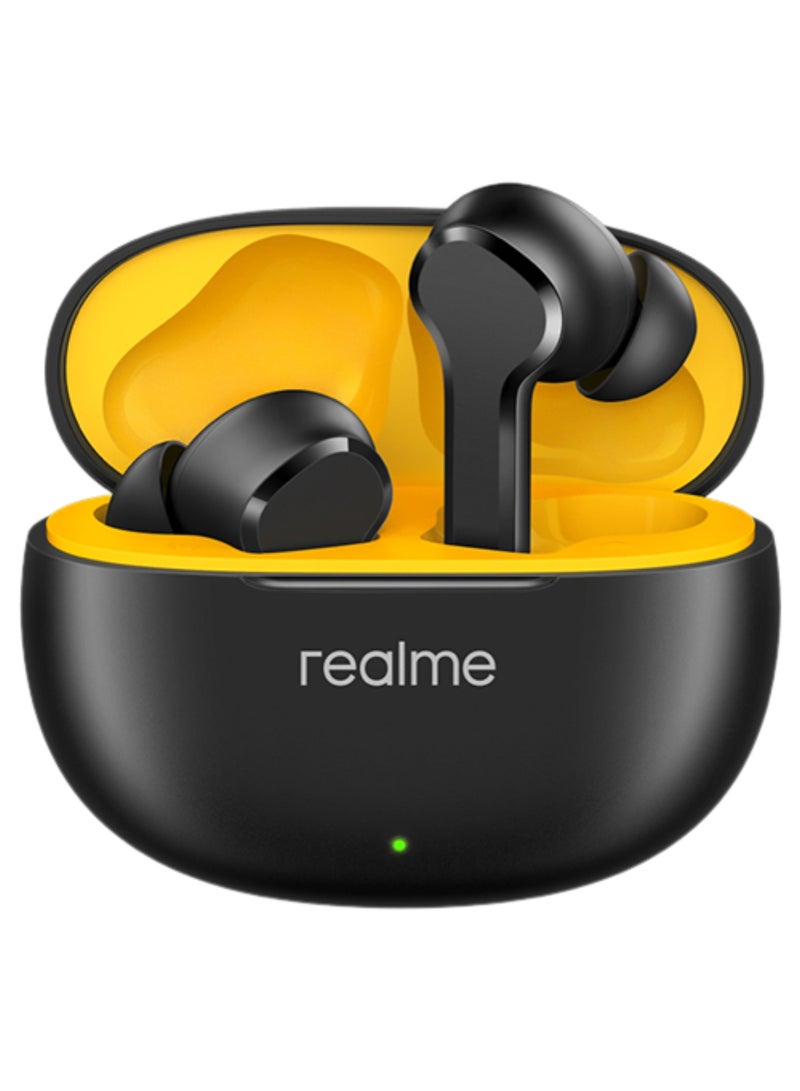 realme Buds T110 True Wireless Earbuds,IPX5 Water Resistance,Bluetooth 5.4,up to 38 Hours Total Playback Black - Image 1