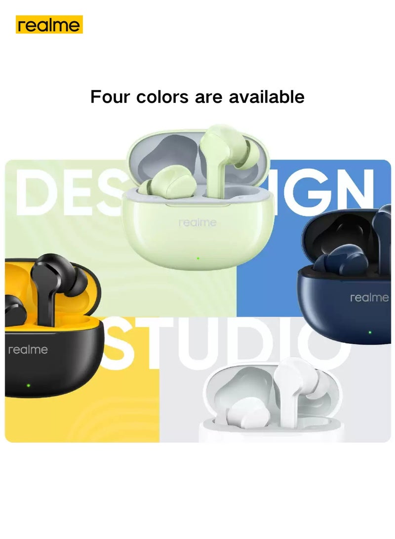 realme Buds T110 True Wireless Earbuds,IPX5 Water Resistance,Bluetooth 5.4,up to 38 Hours Total Playback Black - Image 2